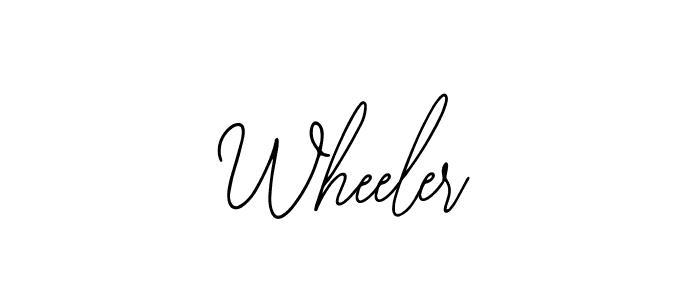 Create a beautiful signature design for name Wheeler. With this signature (Bearetta-2O07w) fonts, you can make a handwritten signature for free. Wheeler signature style 12 images and pictures png