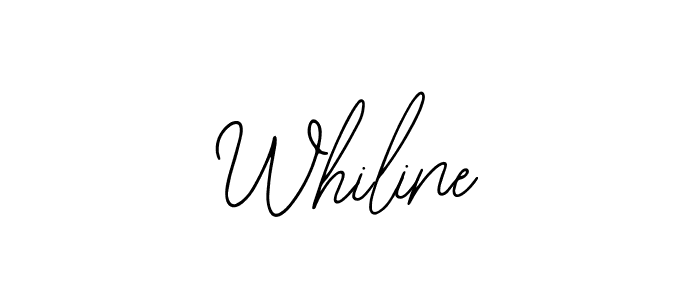 The best way (Bearetta-2O07w) to make a short signature is to pick only two or three words in your name. The name Whiline include a total of six letters. For converting this name. Whiline signature style 12 images and pictures png