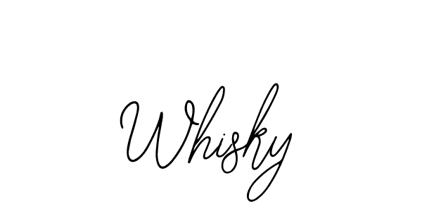 Use a signature maker to create a handwritten signature online. With this signature software, you can design (Bearetta-2O07w) your own signature for name Whisky. Whisky signature style 12 images and pictures png