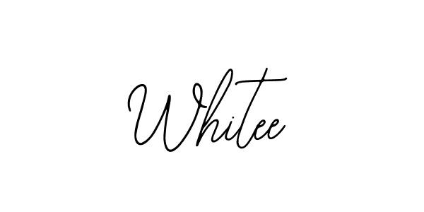 How to make Whitee signature? Bearetta-2O07w is a professional autograph style. Create handwritten signature for Whitee name. Whitee signature style 12 images and pictures png