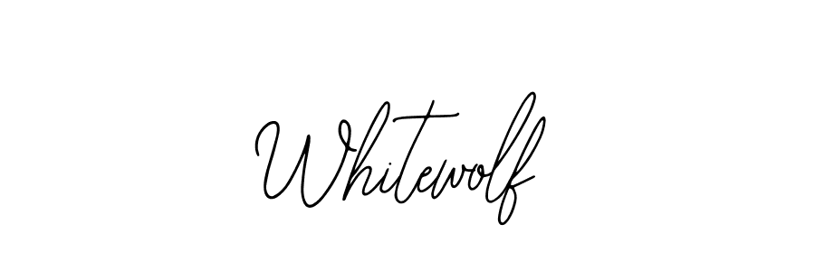 You should practise on your own different ways (Bearetta-2O07w) to write your name (Whitewolf) in signature. don't let someone else do it for you. Whitewolf signature style 12 images and pictures png