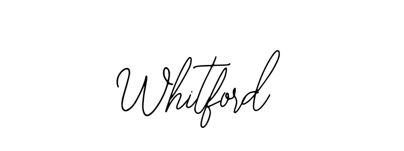 if you are searching for the best signature style for your name Whitford. so please give up your signature search. here we have designed multiple signature styles  using Bearetta-2O07w. Whitford signature style 12 images and pictures png