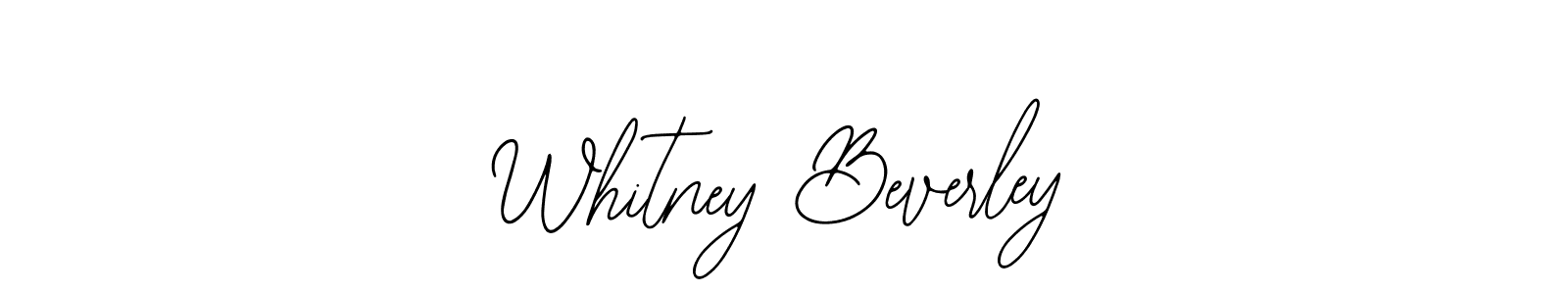 Check out images of Autograph of Whitney Beverley name. Actor Whitney Beverley Signature Style. Bearetta-2O07w is a professional sign style online. Whitney Beverley signature style 12 images and pictures png