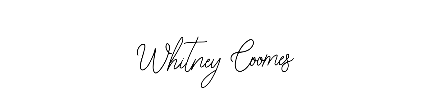 Similarly Bearetta-2O07w is the best handwritten signature design. Signature creator online .You can use it as an online autograph creator for name Whitney Coomes. Whitney Coomes signature style 12 images and pictures png