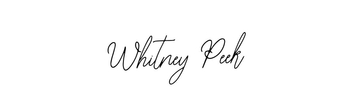 Whitney Peek stylish signature style. Best Handwritten Sign (Bearetta-2O07w) for my name. Handwritten Signature Collection Ideas for my name Whitney Peek. Whitney Peek signature style 12 images and pictures png