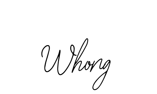 Best and Professional Signature Style for Whong. Bearetta-2O07w Best Signature Style Collection. Whong signature style 12 images and pictures png