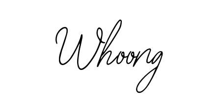 Upgrade your professional image with Whoong signature created with Bearetta-2O07w font. Fast, free, and watermark-free download. Whoong signature style 12 images and pictures png