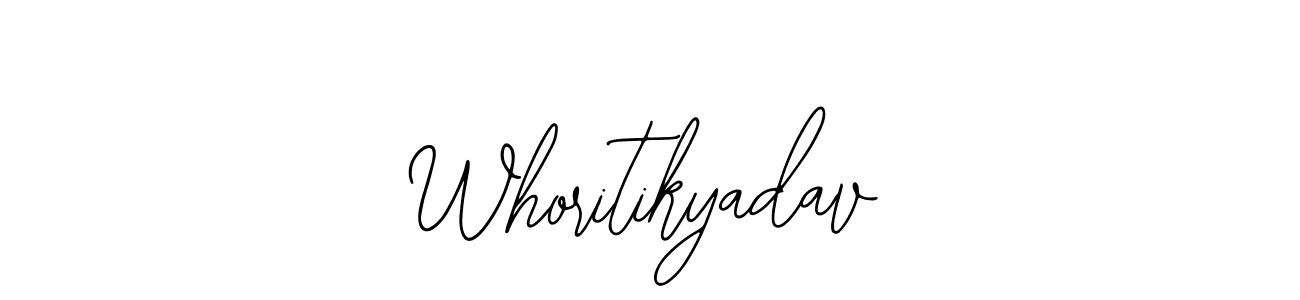 Use a signature maker to create a handwritten signature online. With this signature software, you can design (Bearetta-2O07w) your own signature for name Whoritikyadav. Whoritikyadav signature style 12 images and pictures png