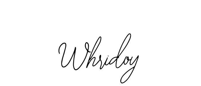 The best way (Bearetta-2O07w) to make a short signature is to pick only two or three words in your name. The name Whridoy include a total of six letters. For converting this name. Whridoy signature style 12 images and pictures png