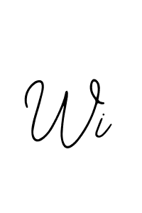 Create a beautiful signature design for name Wi. With this signature (Bearetta-2O07w) fonts, you can make a handwritten signature for free. Wi signature style 12 images and pictures png