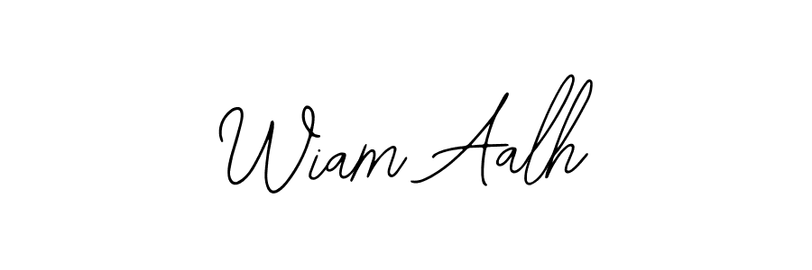 You can use this online signature creator to create a handwritten signature for the name Wiam Aalh. This is the best online autograph maker. Wiam Aalh signature style 12 images and pictures png