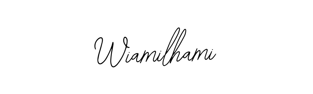 How to make Wiamilhami signature? Bearetta-2O07w is a professional autograph style. Create handwritten signature for Wiamilhami name. Wiamilhami signature style 12 images and pictures png