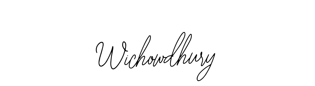if you are searching for the best signature style for your name Wichowdhury. so please give up your signature search. here we have designed multiple signature styles  using Bearetta-2O07w. Wichowdhury signature style 12 images and pictures png