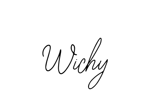 How to make Wichy name signature. Use Bearetta-2O07w style for creating short signs online. This is the latest handwritten sign. Wichy signature style 12 images and pictures png