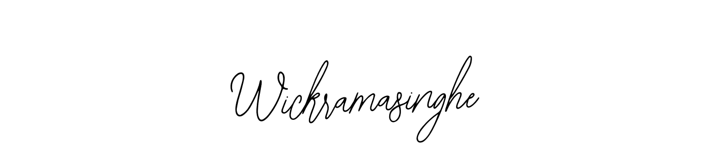 Wickramasinghe stylish signature style. Best Handwritten Sign (Bearetta-2O07w) for my name. Handwritten Signature Collection Ideas for my name Wickramasinghe. Wickramasinghe signature style 12 images and pictures png