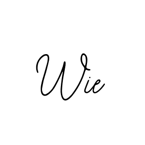 Design your own signature with our free online signature maker. With this signature software, you can create a handwritten (Bearetta-2O07w) signature for name Wie. Wie signature style 12 images and pictures png