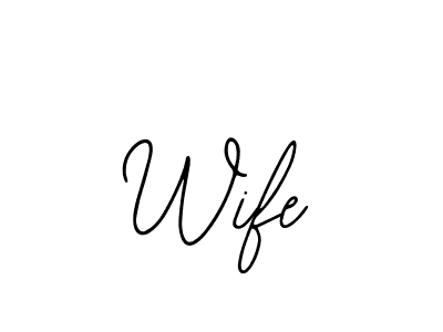 How to Draw Wife signature style? Bearetta-2O07w is a latest design signature styles for name Wife. Wife signature style 12 images and pictures png