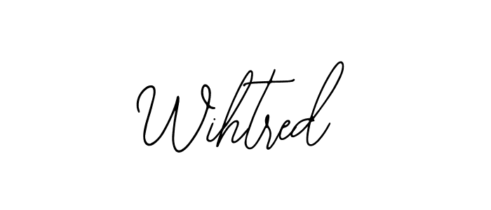 Wihtred stylish signature style. Best Handwritten Sign (Bearetta-2O07w) for my name. Handwritten Signature Collection Ideas for my name Wihtred. Wihtred signature style 12 images and pictures png