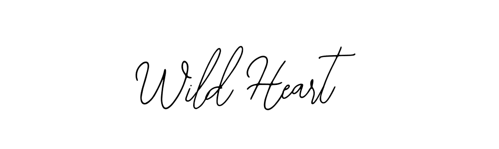 You should practise on your own different ways (Bearetta-2O07w) to write your name (Wild Heart) in signature. don't let someone else do it for you. Wild Heart signature style 12 images and pictures png