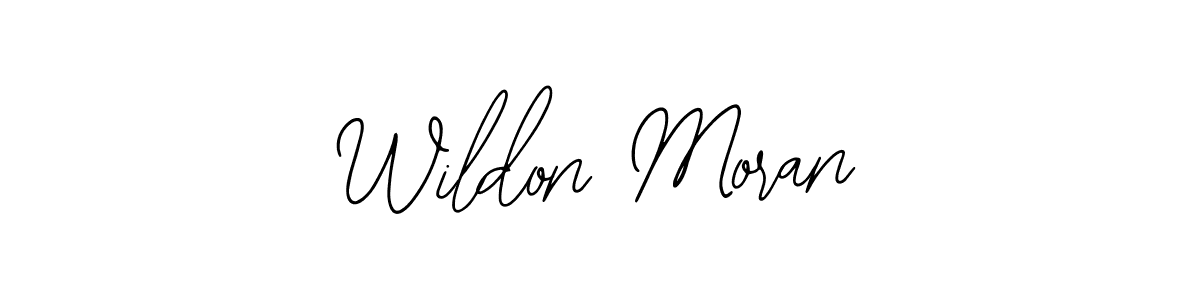 Similarly Bearetta-2O07w is the best handwritten signature design. Signature creator online .You can use it as an online autograph creator for name Wildon Moran. Wildon Moran signature style 12 images and pictures png