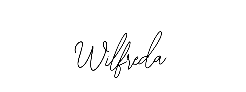 Also You can easily find your signature by using the search form. We will create Wilfreda name handwritten signature images for you free of cost using Bearetta-2O07w sign style. Wilfreda signature style 12 images and pictures png