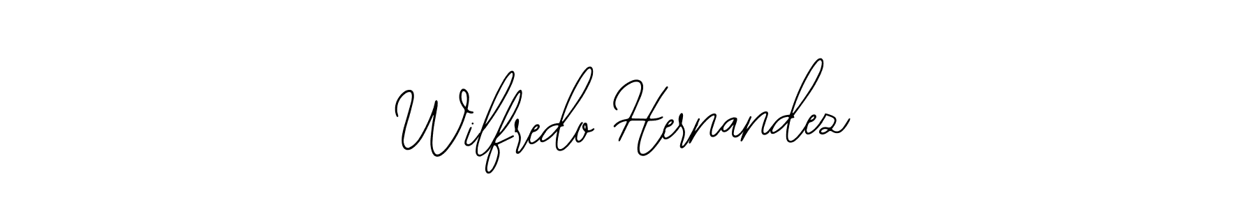 Use a signature maker to create a handwritten signature online. With this signature software, you can design (Bearetta-2O07w) your own signature for name Wilfredo Hernandez. Wilfredo Hernandez signature style 12 images and pictures png