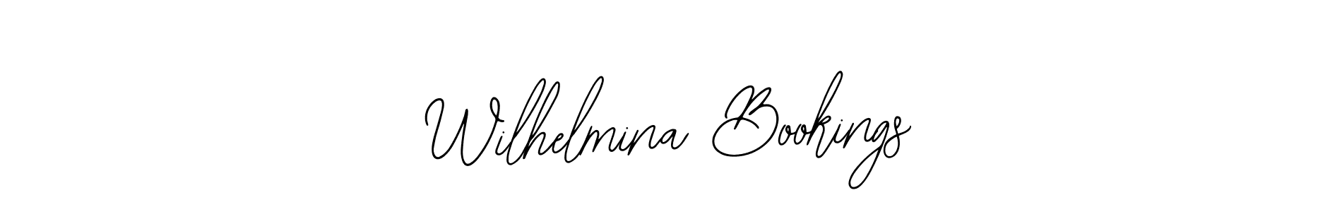 Check out images of Autograph of Wilhelmina Bookings name. Actor Wilhelmina Bookings Signature Style. Bearetta-2O07w is a professional sign style online. Wilhelmina Bookings signature style 12 images and pictures png