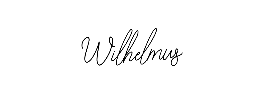 Design your own signature with our free online signature maker. With this signature software, you can create a handwritten (Bearetta-2O07w) signature for name Wilhelmus. Wilhelmus signature style 12 images and pictures png