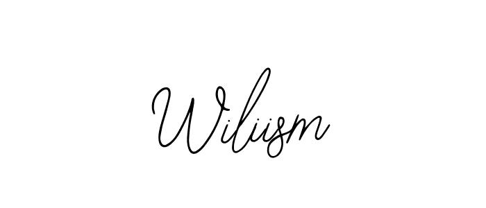 Make a beautiful signature design for name Wiliism. With this signature (Bearetta-2O07w) style, you can create a handwritten signature for free. Wiliism signature style 12 images and pictures png