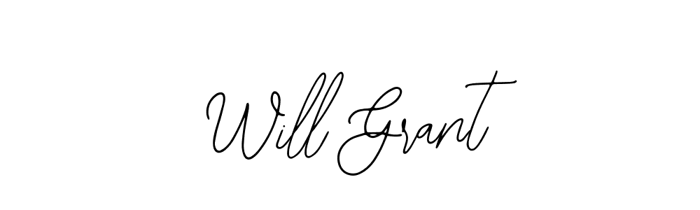 You should practise on your own different ways (Bearetta-2O07w) to write your name (Will Grant) in signature. don't let someone else do it for you. Will Grant signature style 12 images and pictures png