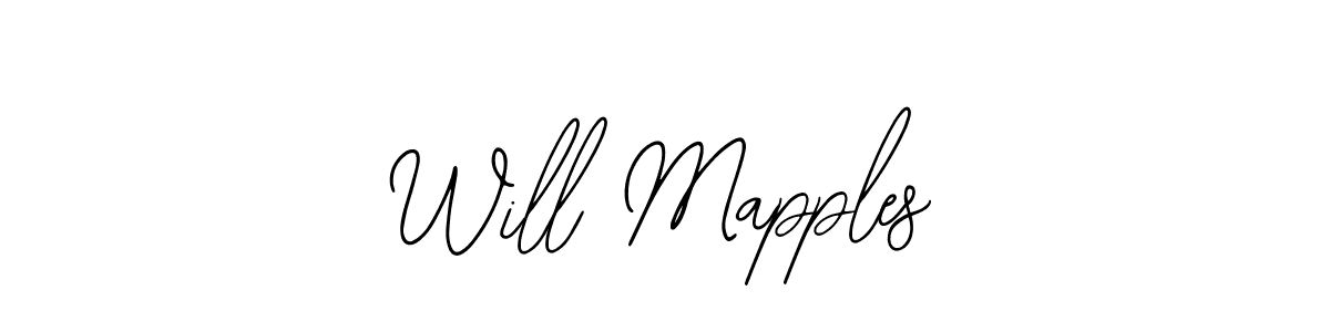 Bearetta-2O07w is a professional signature style that is perfect for those who want to add a touch of class to their signature. It is also a great choice for those who want to make their signature more unique. Get Will Mapples name to fancy signature for free. Will Mapples signature style 12 images and pictures png
