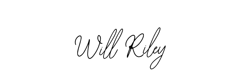 Use a signature maker to create a handwritten signature online. With this signature software, you can design (Bearetta-2O07w) your own signature for name Will Riley. Will Riley signature style 12 images and pictures png