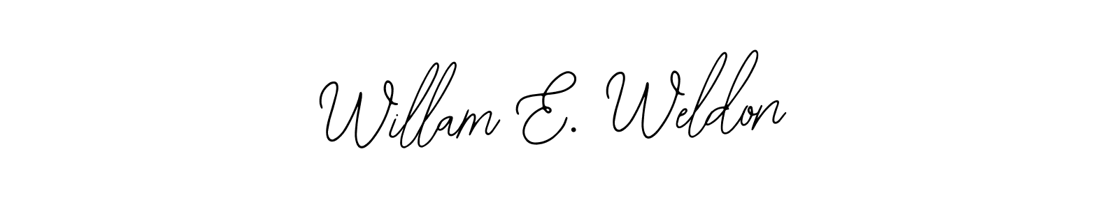 if you are searching for the best signature style for your name Willam E. Weldon. so please give up your signature search. here we have designed multiple signature styles  using Bearetta-2O07w. Willam E. Weldon signature style 12 images and pictures png