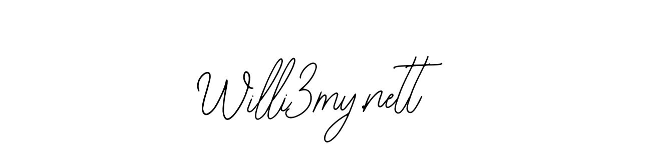 How to make Willi3my.nett signature? Bearetta-2O07w is a professional autograph style. Create handwritten signature for Willi3my.nett name. Willi3my.nett signature style 12 images and pictures png