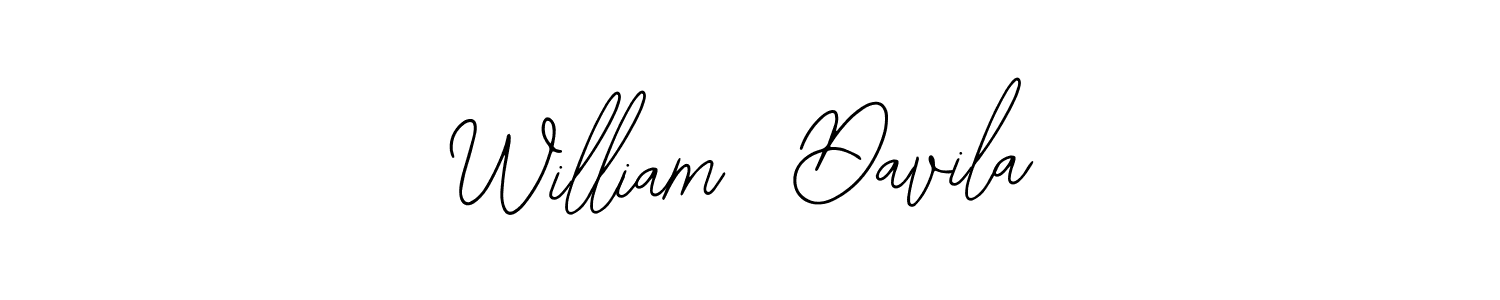 Make a beautiful signature design for name William  Davila. With this signature (Bearetta-2O07w) style, you can create a handwritten signature for free. William  Davila signature style 12 images and pictures png