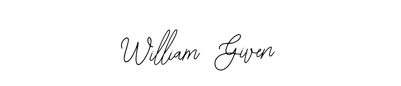 Here are the top 10 professional signature styles for the name William  Given. These are the best autograph styles you can use for your name. William  Given signature style 12 images and pictures png