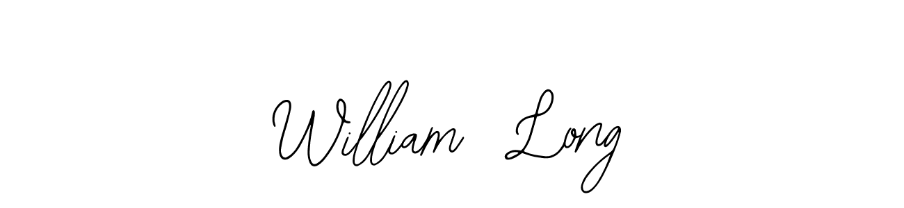 Create a beautiful signature design for name William  Long. With this signature (Bearetta-2O07w) fonts, you can make a handwritten signature for free. William  Long signature style 12 images and pictures png