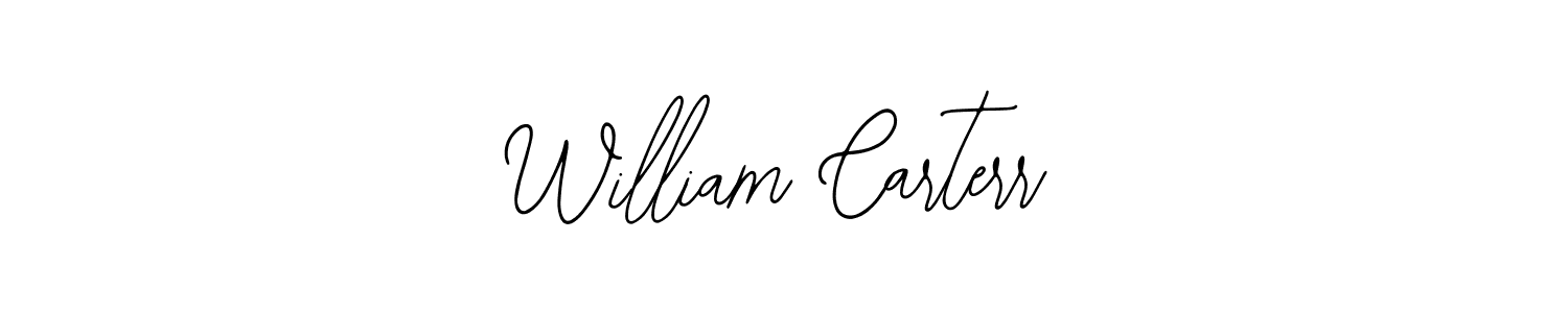 Use a signature maker to create a handwritten signature online. With this signature software, you can design (Bearetta-2O07w) your own signature for name William Carterr. William Carterr signature style 12 images and pictures png