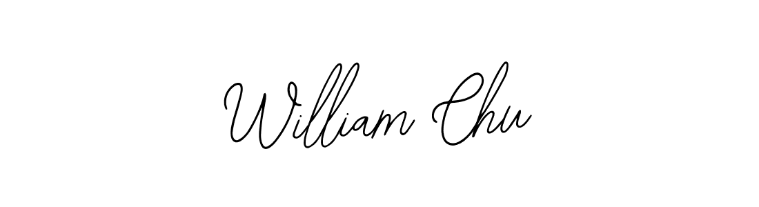 How to make William Chu name signature. Use Bearetta-2O07w style for creating short signs online. This is the latest handwritten sign. William Chu signature style 12 images and pictures png