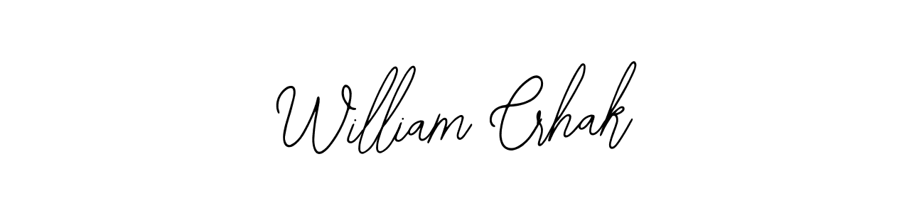 Use a signature maker to create a handwritten signature online. With this signature software, you can design (Bearetta-2O07w) your own signature for name William Crhak. William Crhak signature style 12 images and pictures png