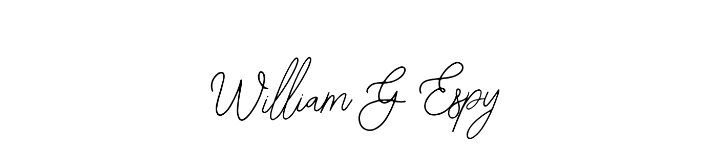 See photos of William G Espy official signature by Spectra . Check more albums & portfolios. Read reviews & check more about Bearetta-2O07w font. William G Espy signature style 12 images and pictures png