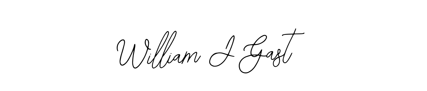 Also we have William J Gast name is the best signature style. Create professional handwritten signature collection using Bearetta-2O07w autograph style. William J Gast signature style 12 images and pictures png