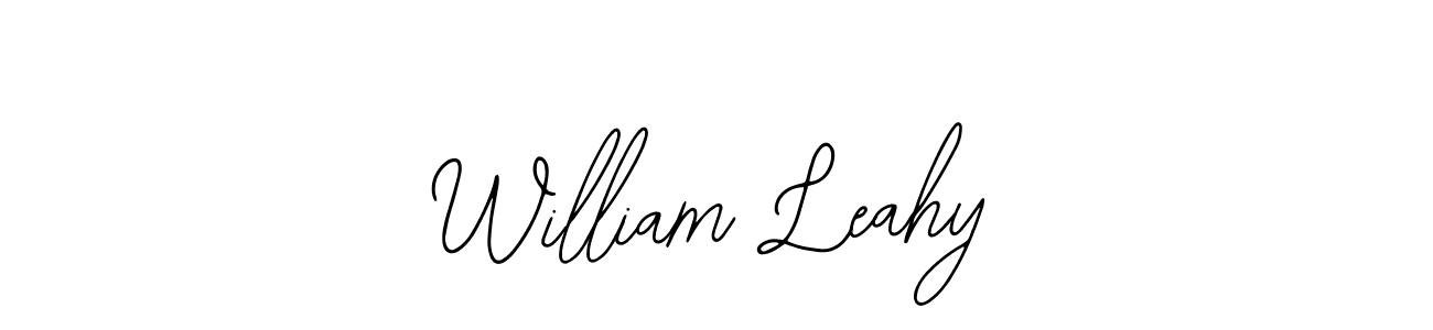 How to make William Leahy signature? Bearetta-2O07w is a professional autograph style. Create handwritten signature for William Leahy name. William Leahy signature style 12 images and pictures png