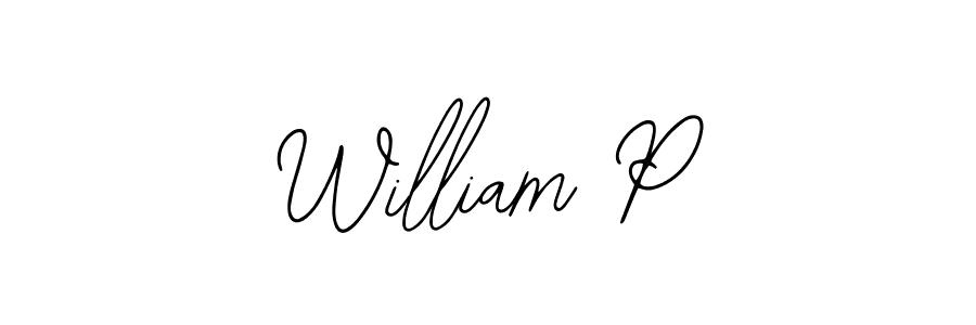 How to Draw William P signature style? Bearetta-2O07w is a latest design signature styles for name William P. William P signature style 12 images and pictures png
