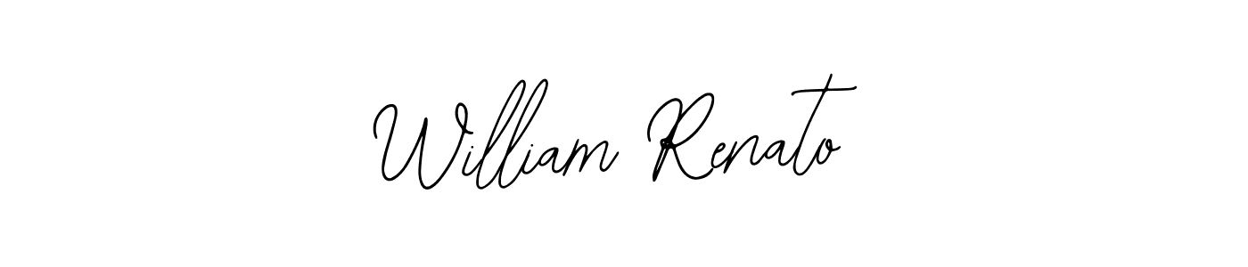 William Renato stylish signature style. Best Handwritten Sign (Bearetta-2O07w) for my name. Handwritten Signature Collection Ideas for my name William Renato. William Renato signature style 12 images and pictures png
