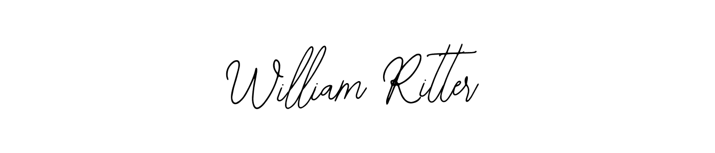 You should practise on your own different ways (Bearetta-2O07w) to write your name (William Ritter) in signature. don't let someone else do it for you. William Ritter signature style 12 images and pictures png