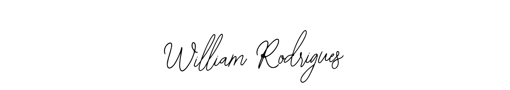 Design your own signature with our free online signature maker. With this signature software, you can create a handwritten (Bearetta-2O07w) signature for name William Rodrigues. William Rodrigues signature style 12 images and pictures png