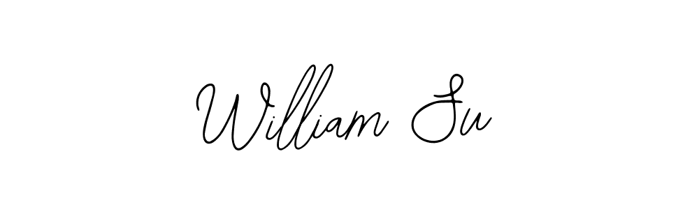 Also we have William Su name is the best signature style. Create professional handwritten signature collection using Bearetta-2O07w autograph style. William Su signature style 12 images and pictures png