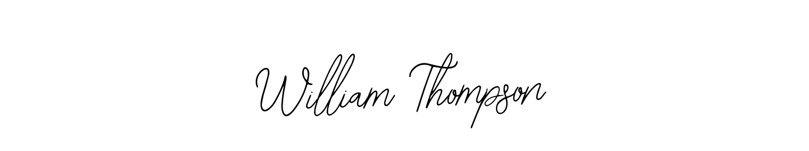 Design your own signature with our free online signature maker. With this signature software, you can create a handwritten (Bearetta-2O07w) signature for name William Thompson. William Thompson signature style 12 images and pictures png