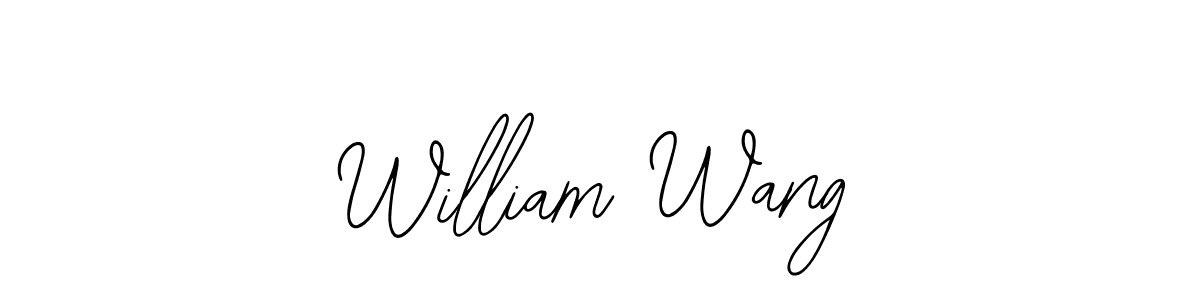 Also we have William Wang name is the best signature style. Create professional handwritten signature collection using Bearetta-2O07w autograph style. William Wang signature style 12 images and pictures png